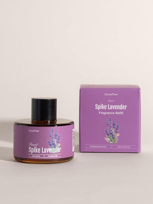 Essential Oil Refill 1.02oz/30ml for SF101/SF101S Waterless Aromatherapy Diffuser, Covers 1000 Sq Ft, 120-Day Natural Scent 1 Pack,Spike Lavender