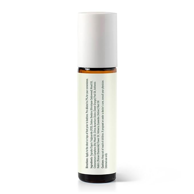 Plant Therapy Kids Sweet Slumber Essential Oil Blend Pre-Diluted Roll-On 10 mL (1/3 oz) 100% Pure, Soothing Aromatherapy for Better Sleep