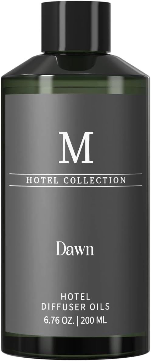 Hotel Collection Diffuser Oil-Dawn, 6.76 Fl Oz (200ml), Home Luxury Aroma & Hotel Fragrance Diffuser Oil- Essential Oils for Aromatherapy Bigger Bottle, Longer Lasting Aroma