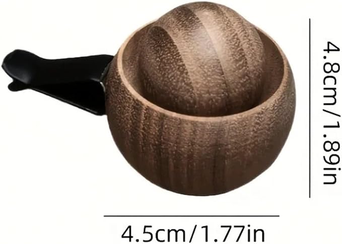10pcs Car & Home Essential Oil Diffuser Made of Wood Mini Cute Natural Fragrance Diffuser Suitable for Bedroom Living Room Bathroom(Beech Wood)