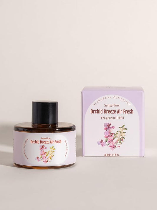 Essential Oil Refill 1.02oz/30ml for SF101/SF101S Waterless Aromatherapy Diffuser, Covers 1000 Sq Ft, 120-Day Natural Scent 1 Pack,Orchid Breeze Air Fresh