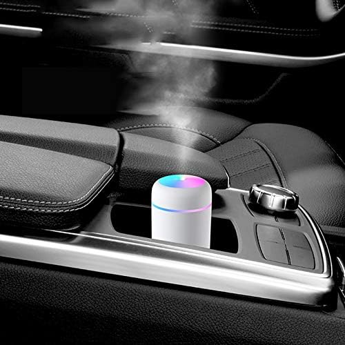 Colorful Cool Mini Humidifier,Essential Oil Diffuser Aroma Essential Oil USB Cool Mist Humidifier,2 Adjustable Mist Modes, Super Quiet,for Car,Office,Bedroom(Navy)