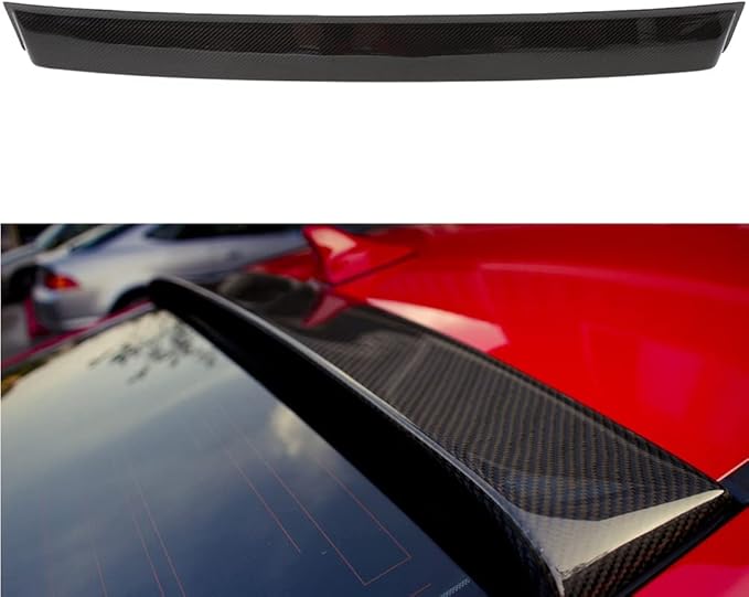 SCITOO Glossy Black Stickers Roof Spoiler Body Kit Compatible with 2003-2008 for Nissan 350Z Rear Window Roof Spoiler Splitter Chin Exterior Diffuser