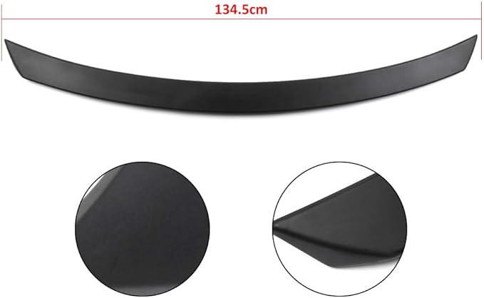 SCITOO 1PC Spoiler Wing 2007-2013 for Mercedes Benz W221 S550 S600 S65 S63 Accessories Matte Black Rear Trunk Spoiler Wing