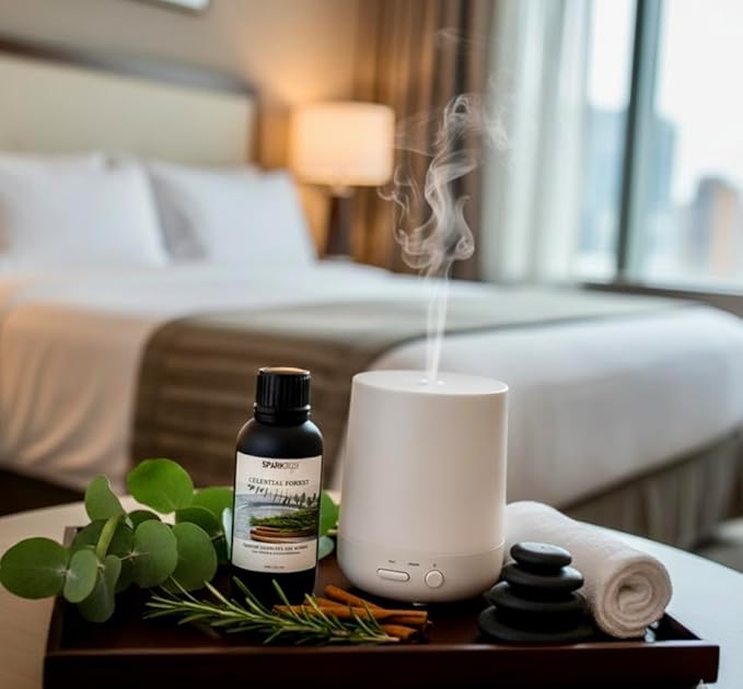 Luxury Essential Oil Blend Therapeutic Grade Aromatherapy Oil for Diffuser, Massage, Spa & Relaxation | Stress Relief & Wellness Gift Ready Packaging 1Fl Oz (Celestial Forest)