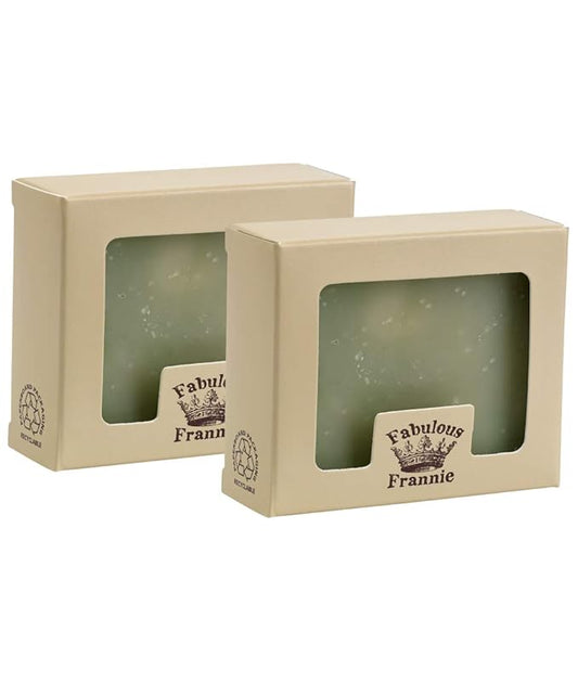 Fabulous Frannie Tea Tree Essential Oil Herbal Soap Gift Set each made with Pure Essential Oil 4 Ounce (Pack of 2)