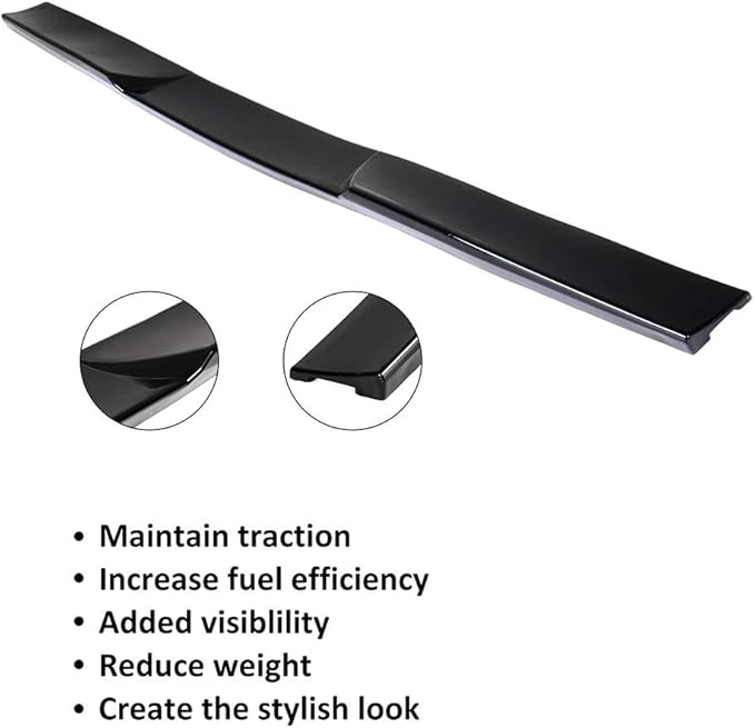 SCITOO 1 Set Roof Spoiler for Nissan for Altima 2012-2018 Sedan Accessories Glossy Black Rear Window Roof Spoiler