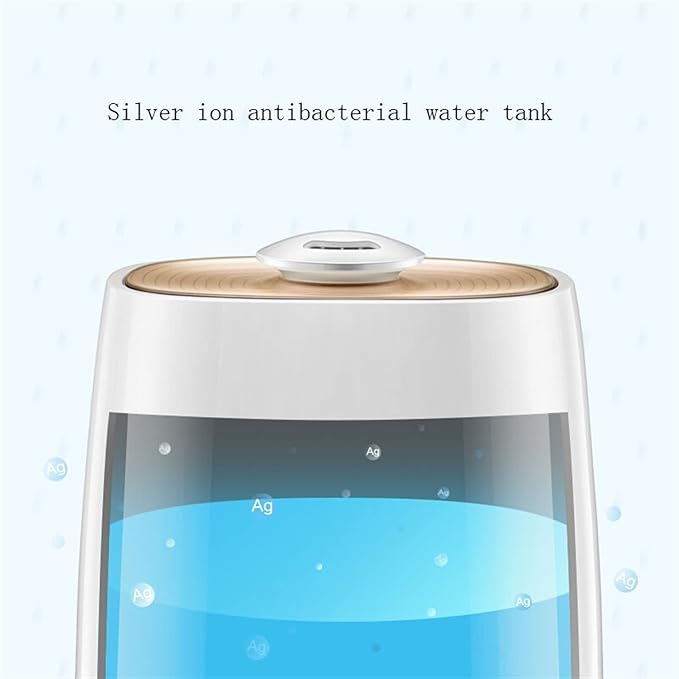Humidifier for Bedroom - Auto Shut-Off - 5L High Capacity Humidifier Oil Diffuser Quiet Humidifiers for Home Large Room with Adjustable 360° Rotation Nozzle Cool Mist Humidifier