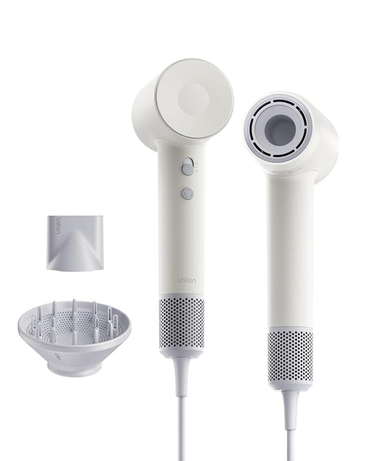 Laifen Hair Dryer SE 2, 200 Million Negative Ionic Blow Dryer with Child Mode and 108,000 RPM Brushless Motor, Fast Drying High-Speed Low Noise Hairdryer with Magnetic Attachments, HD130, Mothers Day