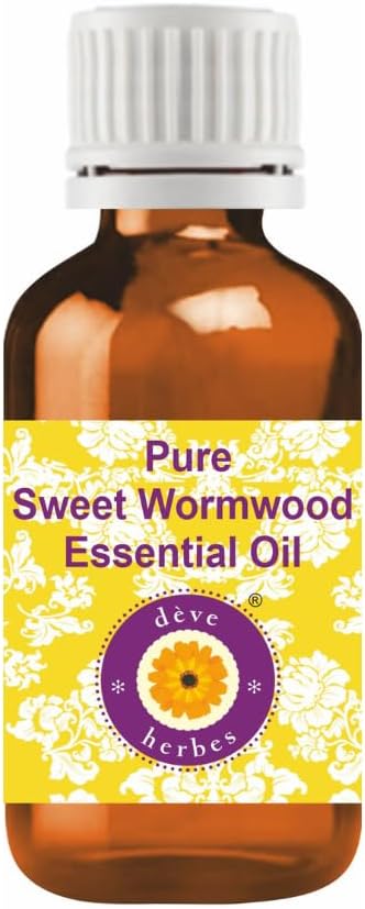 dève herbes Sweet Wormwood Essential Oil (Artemisia annua) Pure | Non-Sticky | Non-Greasy | Lightweight | Men & Women | All Skin Types | Steam Distilled 10ml (0.33 oz)