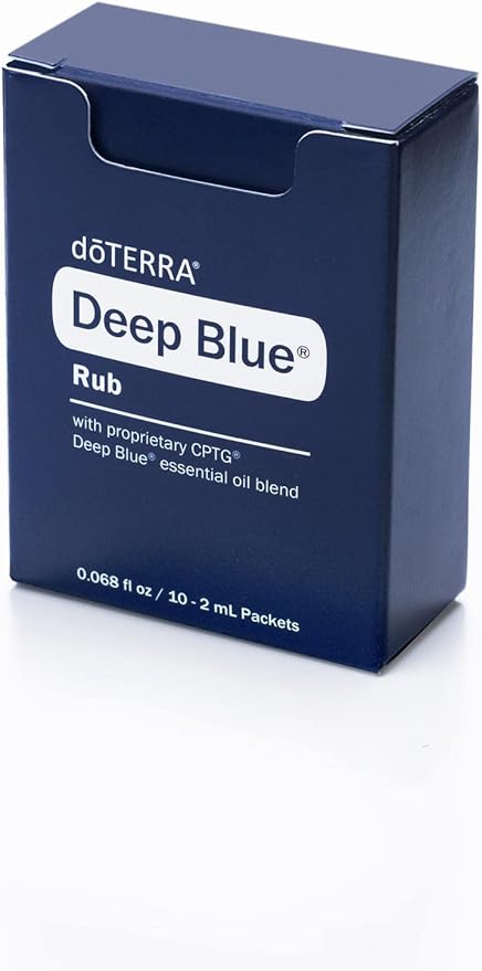 doTERRA Deep Blue Rub Samples, 0.068 Fl Oz (Pack of 10)
