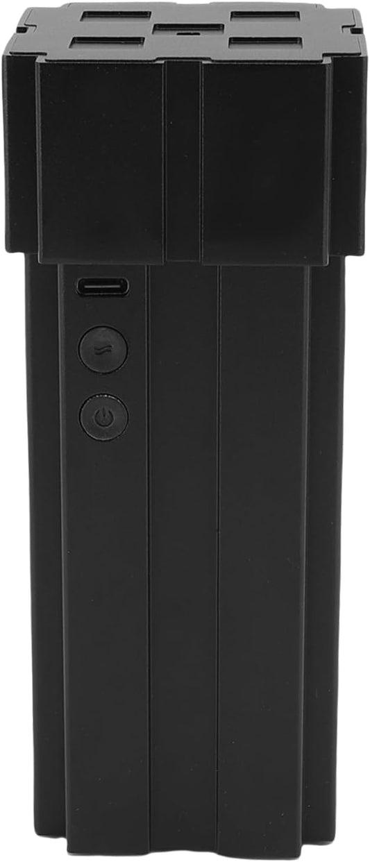 Luocute Waterless Essential Oil Diffuser, 20ML Low Noise Anti Leakage Intelligent Mode Dual Fluid Cold Mist Essential Oil Diffuser, Suitable for Car Bedroom Office (Black)