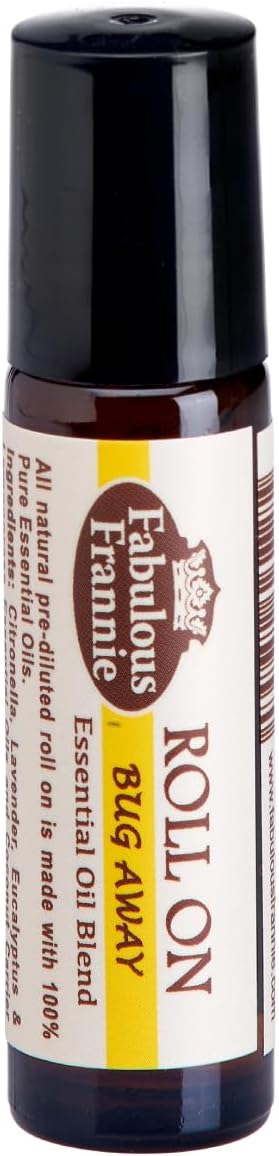 Fabulous Frannie Bug Away Essential Oil Blend Roll-On Made with Pure Essential Oils 10 ml
