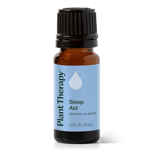 Plant Therapy Sleep Aid Essential Oil Blend 10 mL (1/3 oz) 100% Pure, Undiluted, Relaxing Aromatherapy for Better Sleep