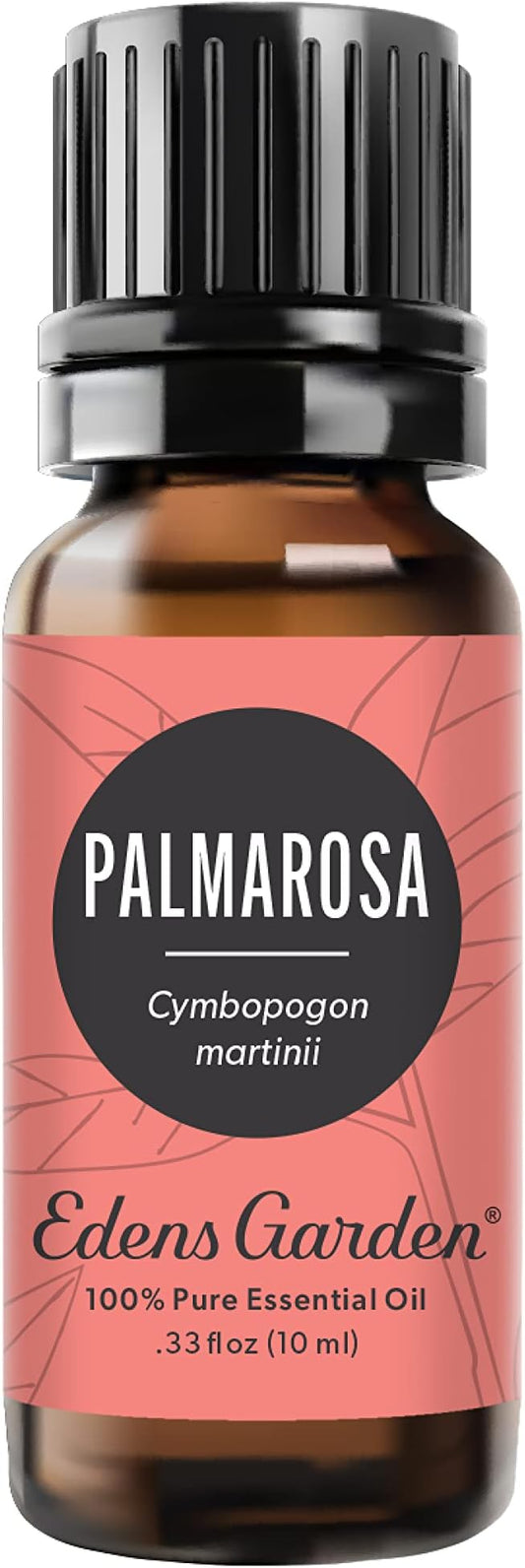 Edens Garden Palmarosa Essential Oil- 100% Pure Premium Grade, Undiluted, Natural, Therapeutic, Aromatherapy, The Best for Diffuser, Skin, Candle, Laundry 10 ml (.33 fl oz)