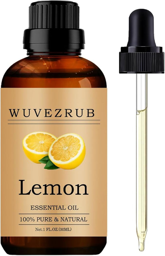 Lemon Essential Oils, 30ML 100% Pure and Natural Essential Oil for Aromatherapy Diffuser - Lemon /1 Fl Oz