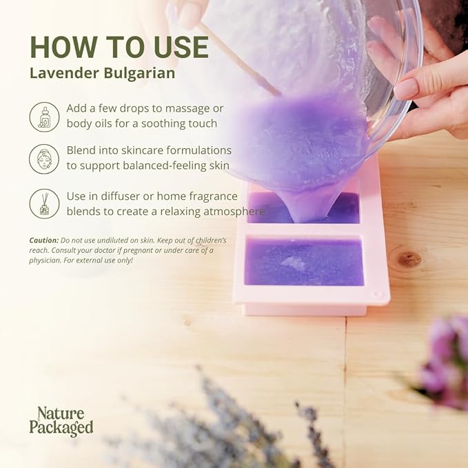 Lavender Oil - Bulgarian Essential Oils - Lavender Diffuser - Pure Therapeutic Grade (22lbs)