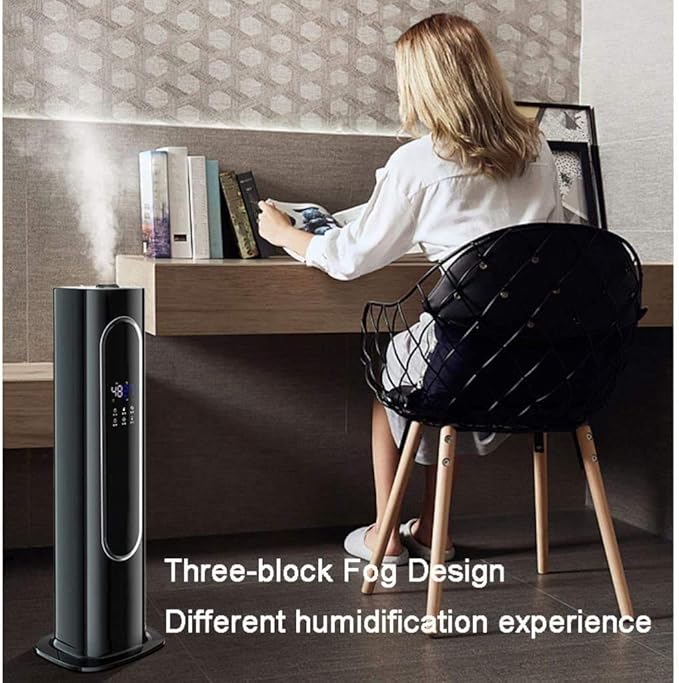 Cool Mist Humidifier, 8L Diffuser, Top Fill Humidifier for Bedroom, Home and Office, up to75 Hours Runtime Auto Shut-Off, 360° Nozzle, Ideal for Plants/Home/Office/Baby Room