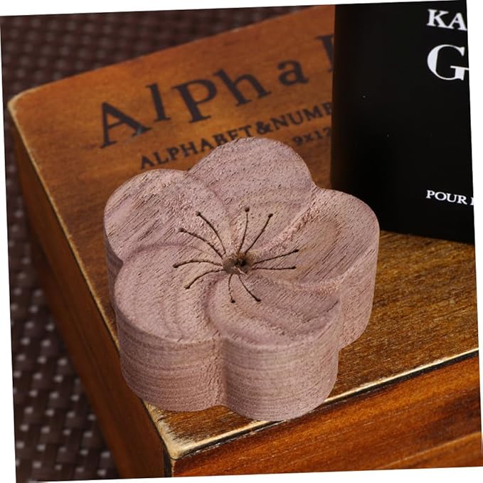Healeved Aromatherapy Wood Diffuser Essential Oil Diffuser Plum Blossom Scented Wood Aromatherapy for Home Office Bedroom Sleep