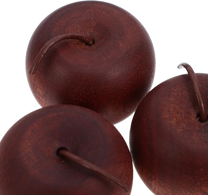 3pcs Wood Diffuser for Essential Oils - Wooden Apple Shaped Aromatherapy Diffuser for Home Yoga Room Travel & Small Spaces Office Car
