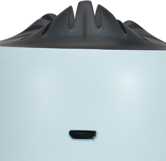 260ml USB Desktop Humidifier, Mini Air Diffuser with Night Light, Quiet Mist Humidifier for Home Office, One - Button Dual Mist Mode, Leak - Proof Design (Blue)