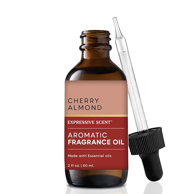 Expressive Scent 1 Pack Cherry Almond 2oz Scented Home Fragrance Essential Oil