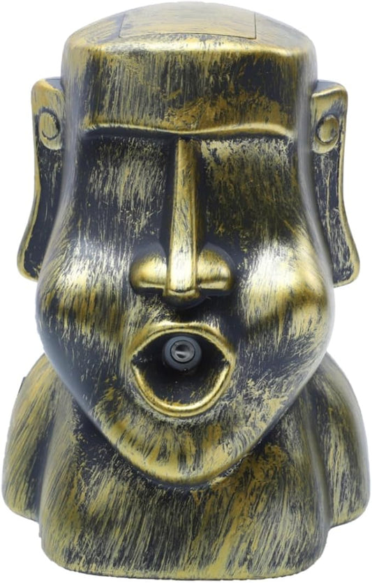 Moai Stone Humidifier USB Aromatherapy Diffuser for Home Creative Air Freshener Water Spray Function for Bedrooms and Living Rooms 500ml Capacity