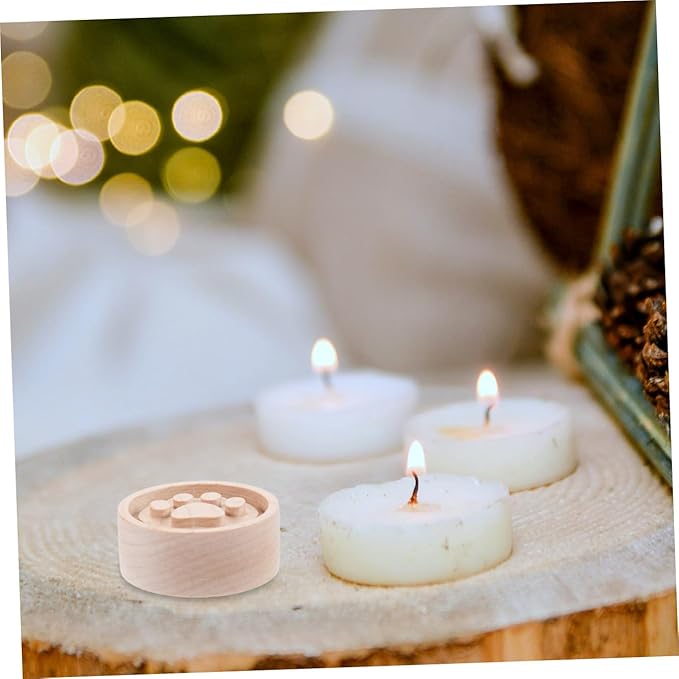 Car Essential Oil Diffuser Wood Round Maple Aroma Diffuser with Vent Clip for Aromatherapy and Air Freshening