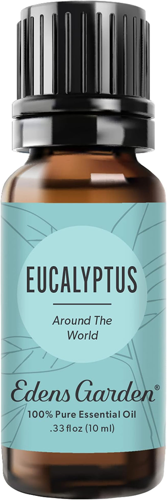 Edens Garden Eucalyptus Around The World Essential Oil- 100% Pure Premium Grade, Undiluted, Natural, Therapeutic, Aromatherapy, The Best for Diffuser, Candle, Laundry, Humidifiers 10 ml (.33 fl oz)