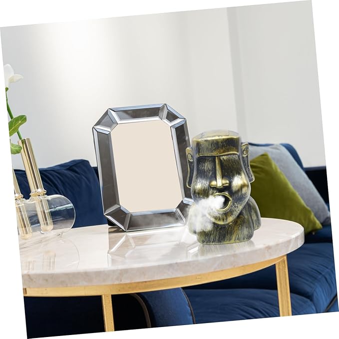 Moai Stone Humidifier USB Aromatherapy Diffuser for Home Creative Air Freshener Water Spray Function for Bedrooms and Living Rooms 500ml Capacity