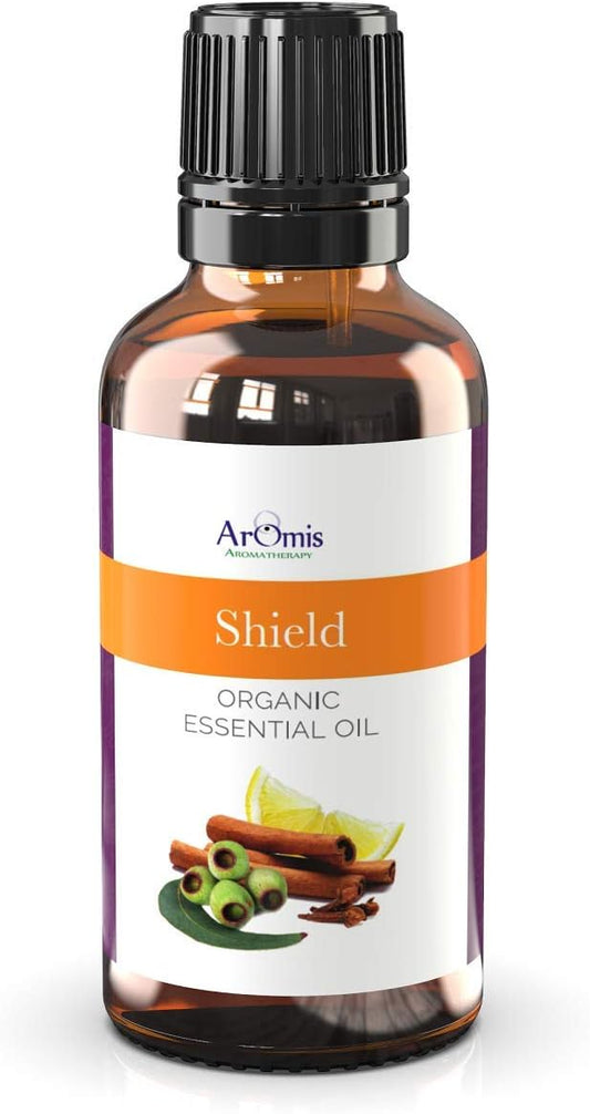 Shield Essential Oil - 100% Pure Therapeutic Grade - Undiluted, Premium Oil - 150 Micron Filtered, Perfect for Aromatherapy Diffusers (30ml / 1 fl oz)