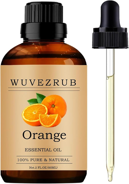 Orange Essential Oils, 60ML Pure and Natural Essential Oil for Aromatherapy Diffuser - Orange /2 Fl Oz