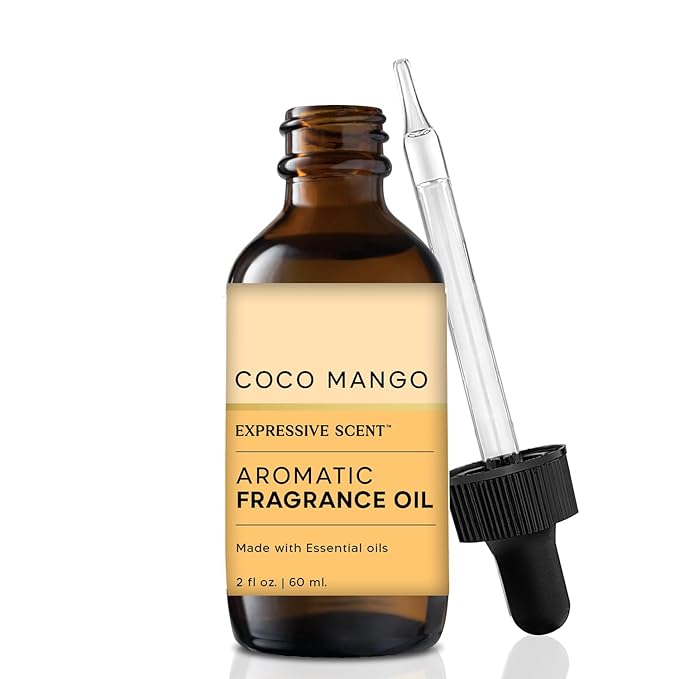 Expressive Scent 1 Pack Coco Mango 2oz Scented Home Fragrance Essential Oil