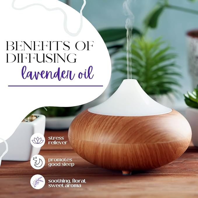 2 Bottles – GreenHealth Lavender Essential Oil – 16 fl oz Each (32 fl oz Total) – 100% Pure & Uncut – Aluminum Bottles – Bulk Lavender Oil for Diffuser, Aromatherapy, Soap Making & Candles