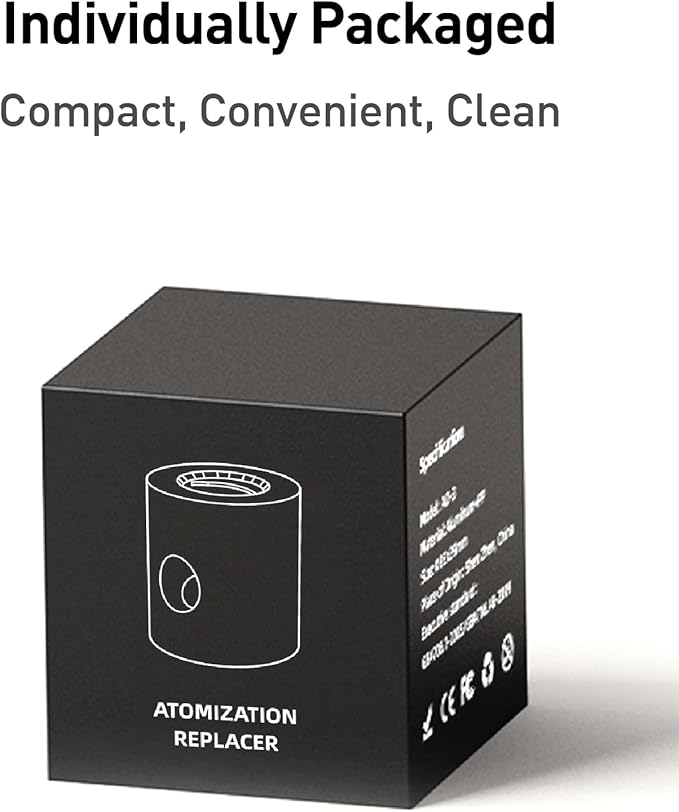 Replaceable Nebulizer Caps for Colobles Waterless Diffuser, Easy to Quick Replacement and Compatible with All Kind of 10、15、30、50-ml Essential Oil Bottles(AD3 Nozzle)