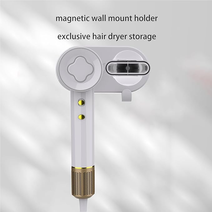 Hair Dryer, Guiwigo High Speed Professional Ionic Hair Dryers with Diffuser,Nozzle,Wall Mount, 3 in 1,Fast Drying,Low Noise,200 Million Negative Ions,Hair Dryers for Women,Men,Kids,Pets,Gift