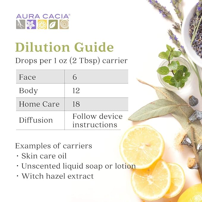 Aura Cacia 100% Pure Lavender Essential Oil | GC/MS Tested for Purity | 60 ml (2 fl. oz.) | Lavandula angustifolia