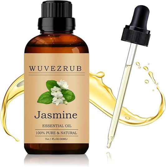 Jasmine Essential Oil 30ML - 100% Pure and Natural Oils for Aromatherapy Diffuser - 1 Fl Oz/Jasmine