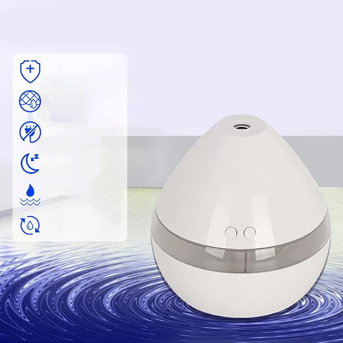 Humidifier Diffuser, USB Auto Shutdown Low Noise Home Decoration for Room Office