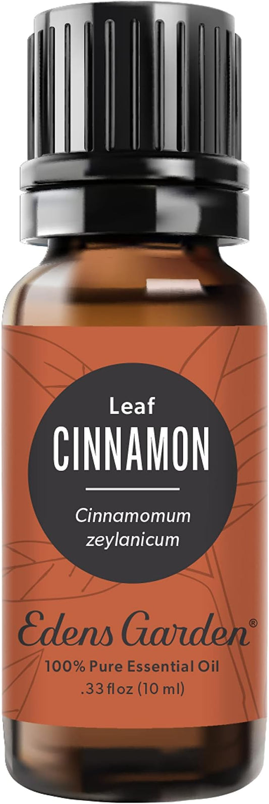 Edens Garden Cinnamon- Leaf Essential Oil- 100% Pure Premium Grade, Undiluted, Natural, Therapeutic, Aromatherapy, The Best for Diffuser, Candle, Laundry, Humidifiers 10 ml (.33 fl oz)