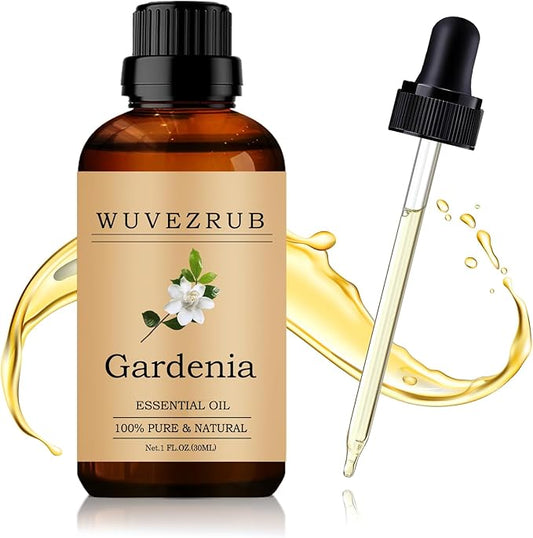Gardenia Essential Oil 30ML - 100% Pure and Natural Oils for Aromatherapy Diffuser - 1 Fl Oz/Gardenia
