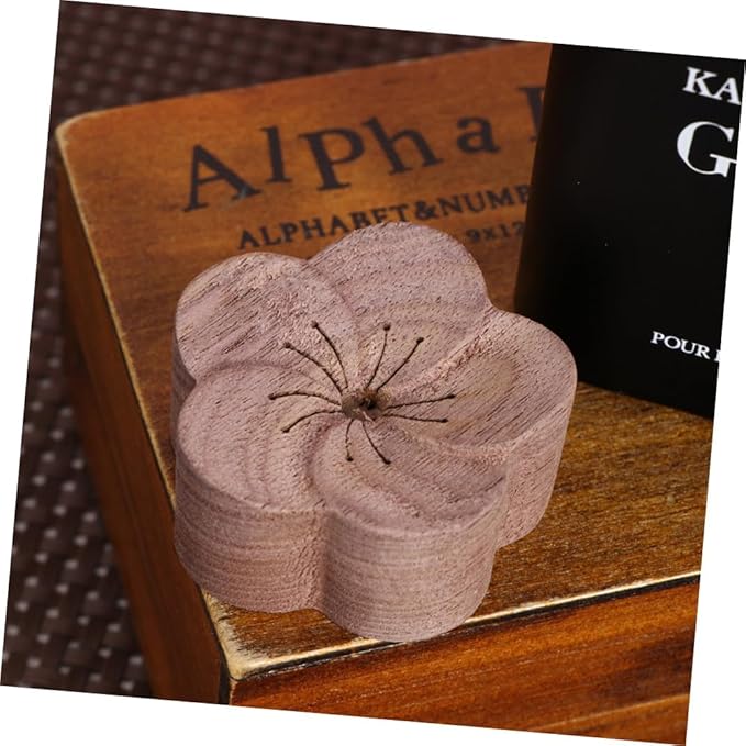 GALPADA Wood Aroma Diffuser Stick Essential Oil Aromatherapy Diffuser Plum Blossom Scent Home Office Bedroom Relaxation Sleep