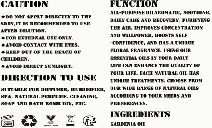 Jasmine Essential Oil - GV77ZF Jasmine Oils for Diffusers, Humidifiers, DIY Candles, Soap, Cleaning, Home, Office, Yoga, Massage, Gifts - 4 fl oz (120 ml)
