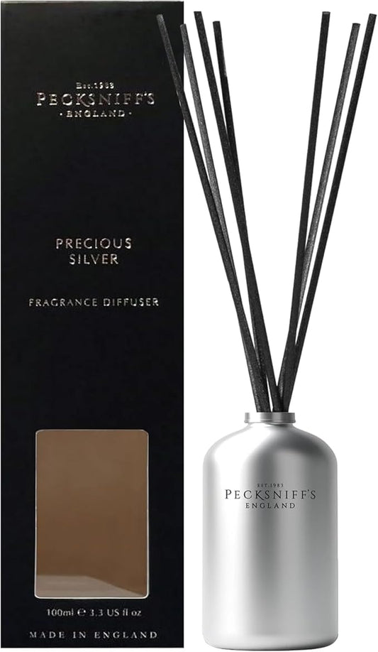 Pecksniff's Precious Silver Diffuser | 100ml/3.38 Fl Oz