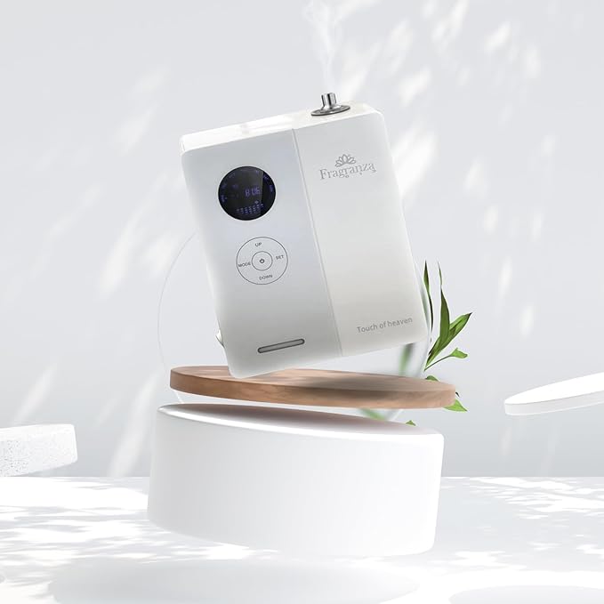 Capri Aromatherapy Diffuser for Large Spaces, Up to 4,500 Sq Ft Coverage, BPA-Free, Eco-Friendly, 7 Color LED Lights, 200ml Water Capacity, Automatic Shut-Off