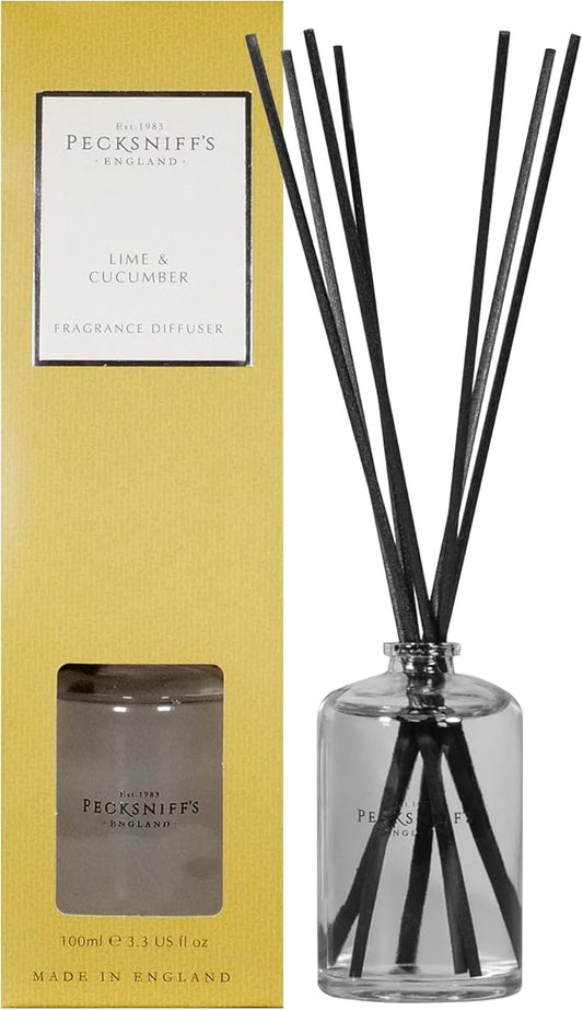 Pecksniff's Lime & Cucumber Diffuser | 100ml/3.38 Fl Oz
