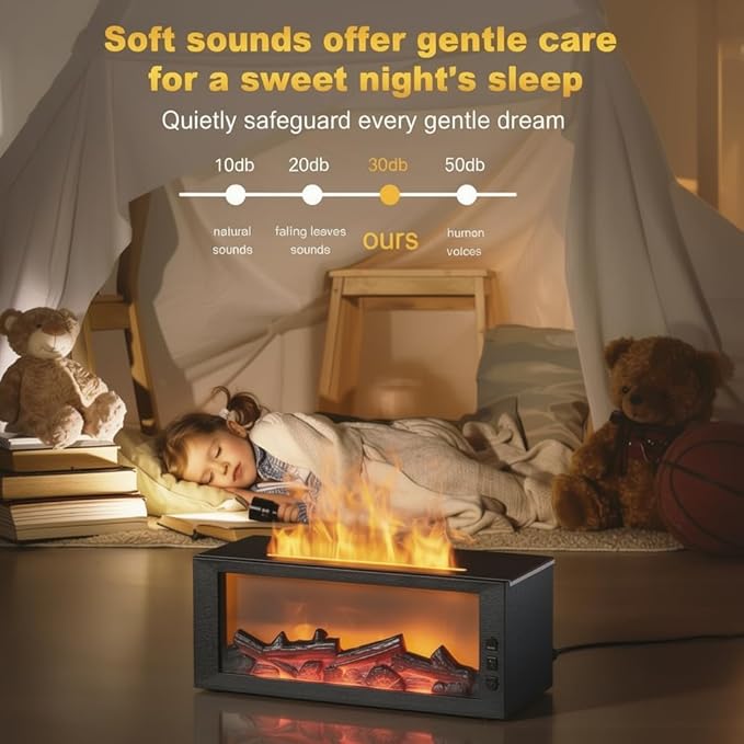 Essential Oils Diffuser with Remote Control- Aromatherapy Aroma Humidifier, Upgrade 7 Colors Noiseless -Quiet Ultrasonic Aromatherapy Device with 7-Color LED Night Light Home