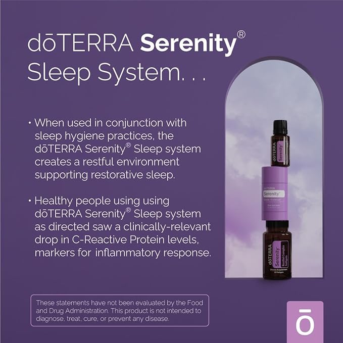 DoTerra Serenity (Restful Blend, Restful Complex Softgels, Stick + Valerian) 1 Kit
