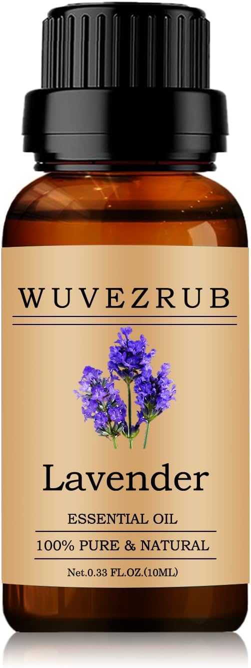 Lavender Essential Oil 10ML - 100% Pure and Natural for Aromatherapy Diffuser - 0.33 Fl Oz