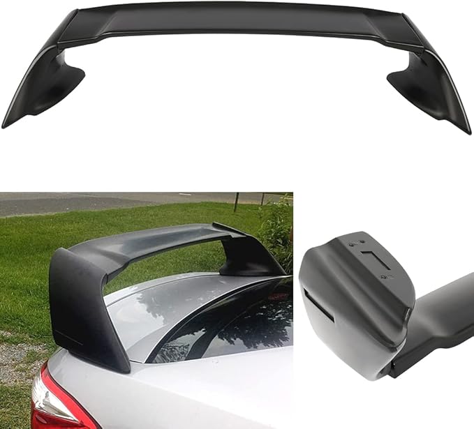 SCITOO Glossy Black Spoiler Wing Body Kit Compatible with 2014-2020 for Toyota Corolla Rear Trunk Spoiler Wing Splitter Chin Exterior Diffuser
